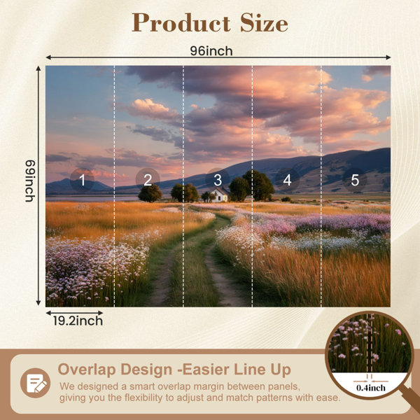 Red Barrel Studio Peel and Stick Wallpaper 144" W x 100" H Modern Self ...