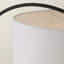 Domani 143cm Black Arched Floor Lamp-1236825919