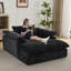 Chaise longue surdimensionnée 69 po en chenille désossée sans assemblage-1318377937