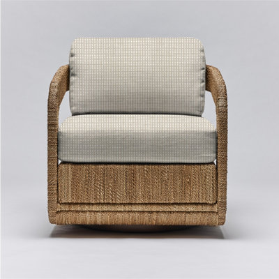 Fauteuil pivotant en cuir 27,5 po Harbour