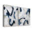 Toile tendue avec châssis Indigo Imprint I - prêt à accrocher-458624592