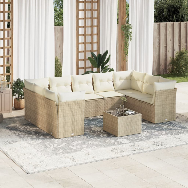 Ensemble de canapé de jardin Vidaxl