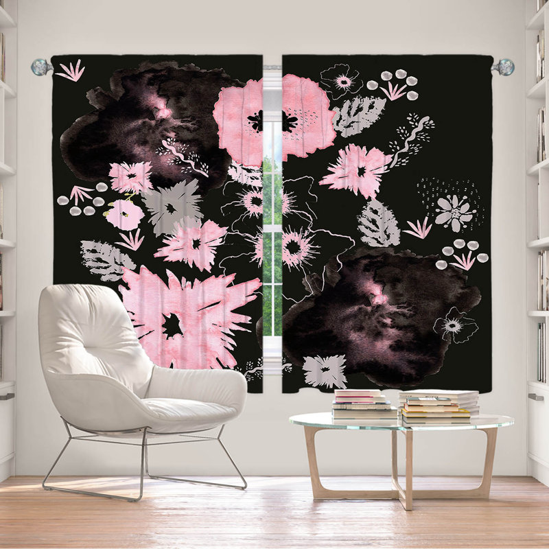 Rideau en polyester, L 40 po x L 52 po