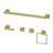 Topcraft 5-Piece Stainless Steel Bathroom Hardware Set-125501411