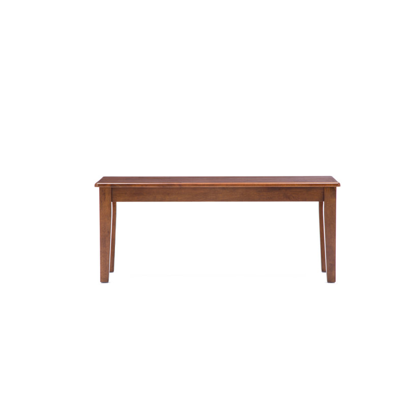 Weldy Solid Wood Bench, Walnut