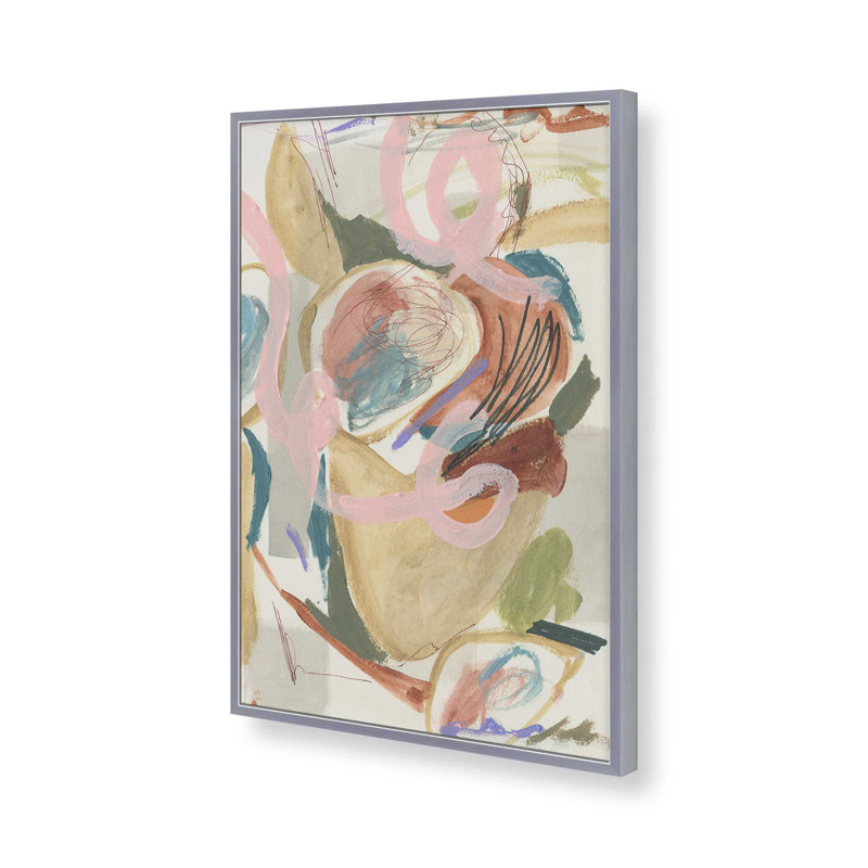«Unraveled Pulse II» par Melissa Wang, reproduction d'art sur toile, H 32 po x l 24 po, Argent argent