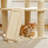Multi-Level Cat Climbing Tower With Cat Condo, Cat Tree With Scratching Board-1514182590