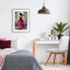 «After Midnight Girl in Gown», reproduction encadrée sous verre, design par Annabelle Hall