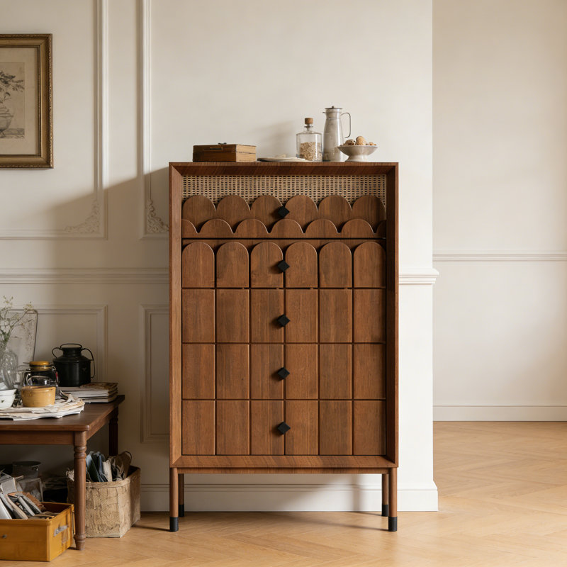 Armoire d'entrée Mid-Century moderne