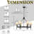 Abdijabar 6 Light Farmhouse Wagon Wheel Chandelier With Shade For Dining Room-2027900568