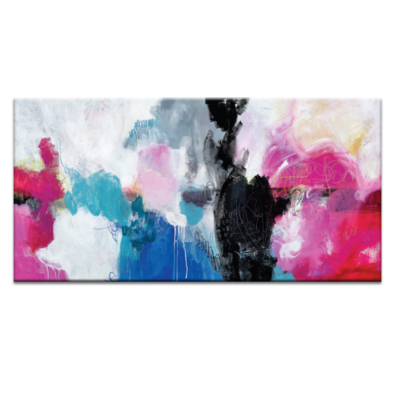 Julie Ahmad - Painting on Canvas, 31cm H x 61cm W, Wrapped Canvas