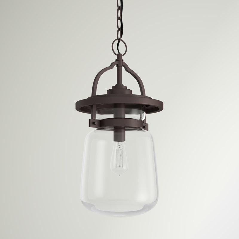 Luminaire suspendu d'extérieur à 1 ampoule de 21,5 po Coburn