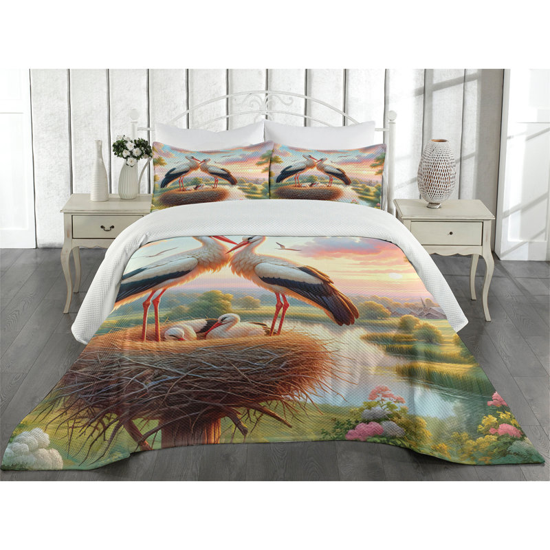 Polyester Coverlet, Queen Coverlet + 2 Standard Shams