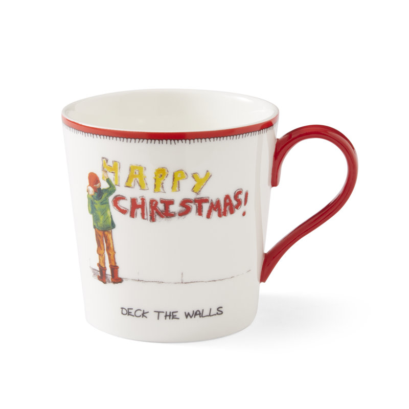 12 Oz Deck the Walls Mug