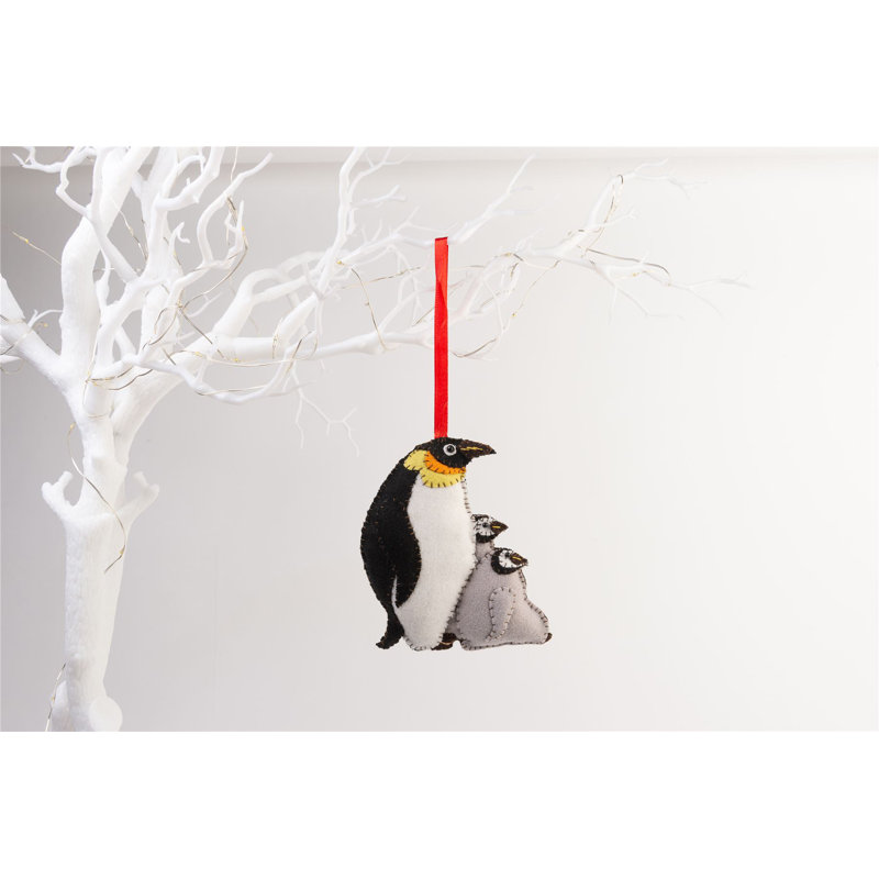12.5cm Handmade Fabric Animals Hanging Figurine Ornament