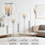 Ensemble de 18 porte-bougies en acrylique, chandeliers effilés transparents pour centres de table, mariage, salle à manger et décoration des Fêtes