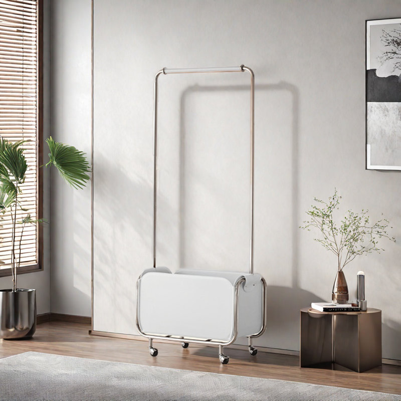 Portemanteau en cuir Saddle, Blanc