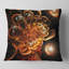 Coussin décoratif floral à fleurs fractales-30611742-30611746