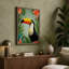 Toucan Tropical 1 Piece Wrapped Canvas Wall Art-2109948661-2109948660