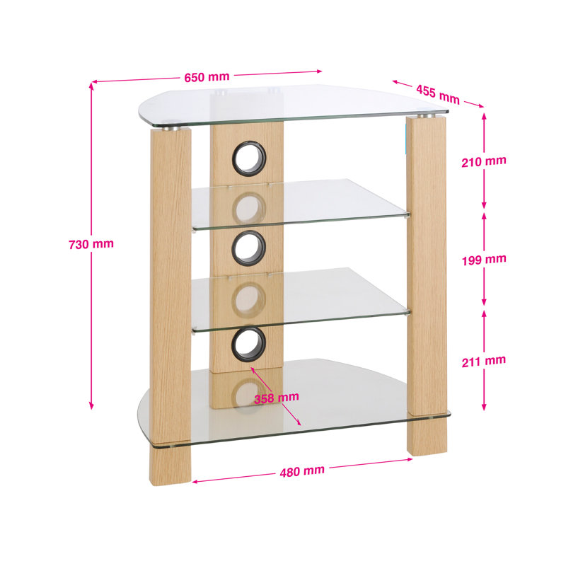 Vision HiFi Rack, Light Oak