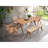 Rattan Finish Dining Table