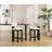 Modern Upholstered Solid Wood Bar Stool With Comfortable Backrest,Counter Stool With Sheet Metal Upholstery And Fixing Set Of 2-28739822