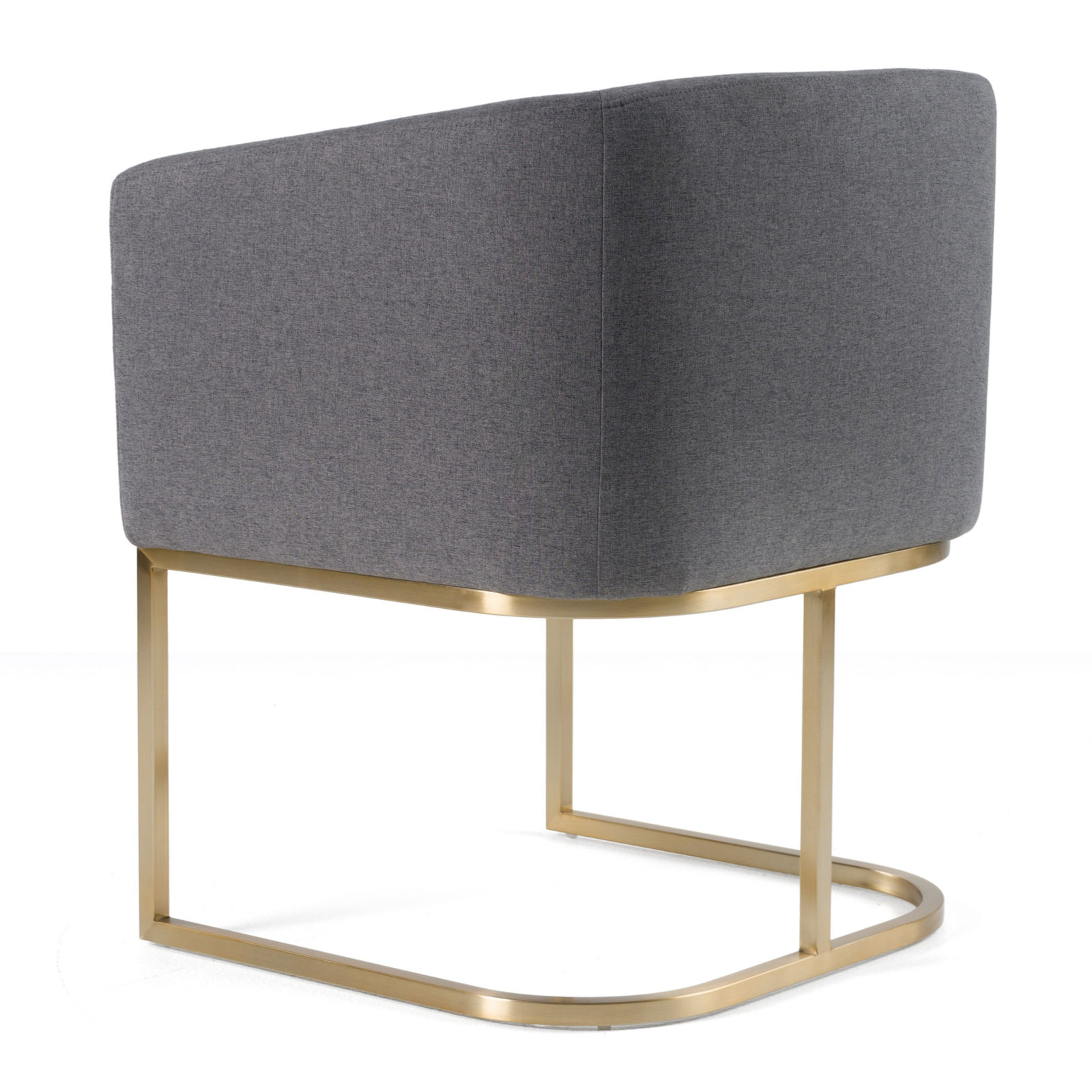 Echo Dining Armchair, Dark Grey