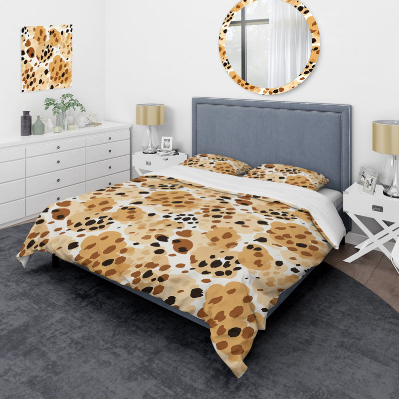 Ensemble de housse de couette Jaysaun, Housse de couette pour grand lit et 2 taies décor