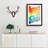 Bars of the Rainbow in Abstract - Picture Frame Graphic Art Print-55683411-55683414