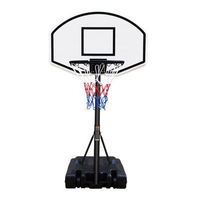 Poolside Basketball Hoop Portable Swimming Pool Basketball System Height Adjustable 3.1Ft-4.7Ft With 36" Backboard For Indoor Outdoor Use