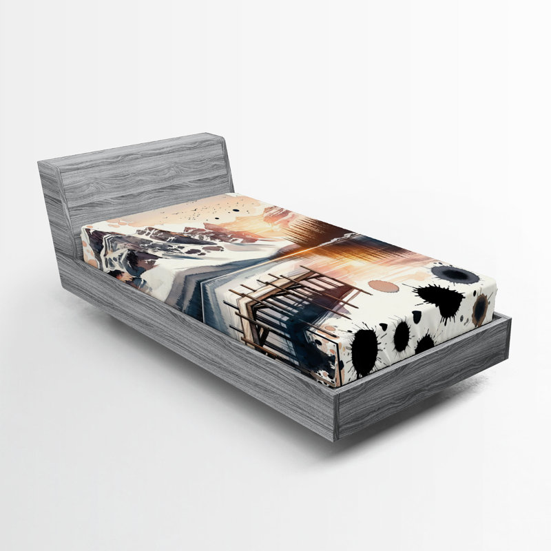 Microfiber Fitted Sheet, Twin