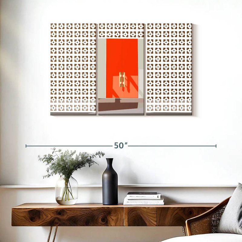 Porte d'entrée moderne Lilie, H 24 po x l 38 po