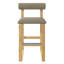 Tabouret de bar et de comptoir rembourré avec base en bois Brayden-622170338-622170350-622170351