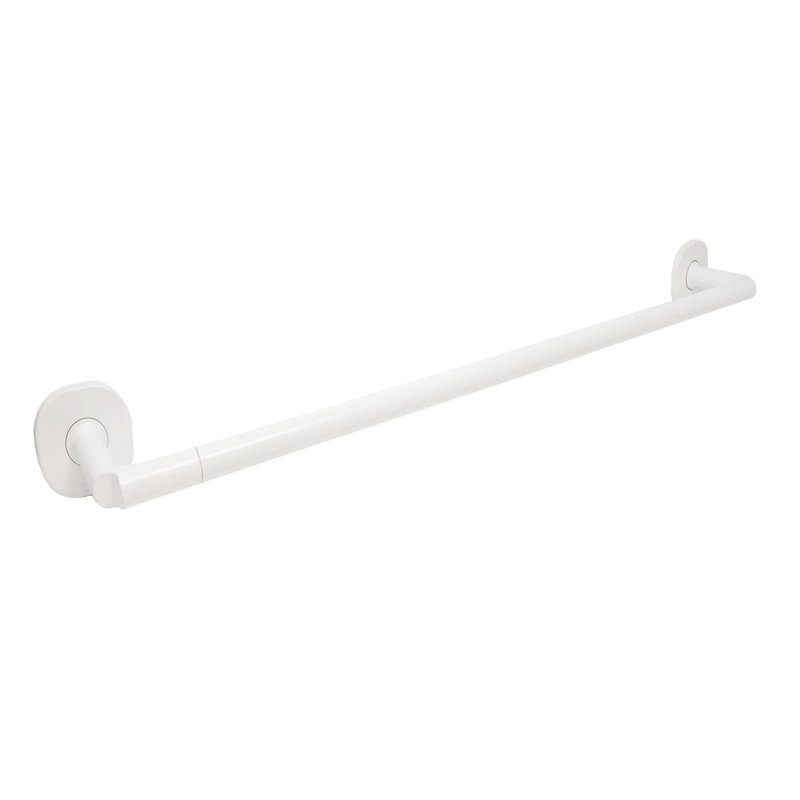 Barre à serviettes murale 25,6" Ellepi, Blanc mat