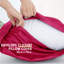 Cathyjo Super Soft Microfibre Reversible 200 TC Plain Duvet Cover Set with Cases-894273041-894273051