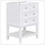 Meuble-lavabo 24 po avec lavabo, armoire de rangement avec tiroir et tablette ouverte, cadre en bois massif