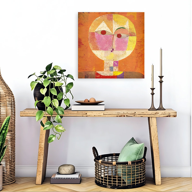 Impression d'art contemporain abstrait Senecio, H 24 po x l 24 po