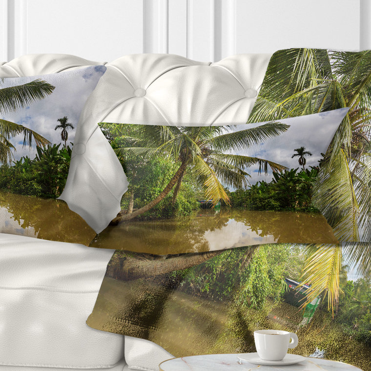 Coussin Tropical River, Rectangulaire, 12 po x 20 po