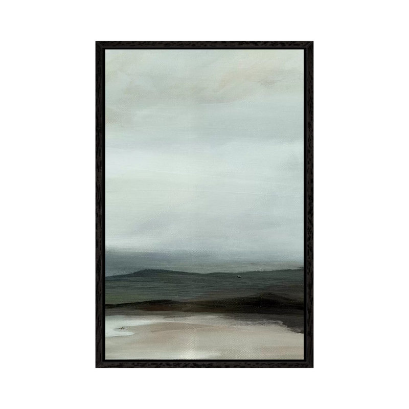 Mid-Atlantic Afternoon II by Stellar Design Studio - Floater Frame Gallery-Wrapped Canvas Giclée on Canvas, Black