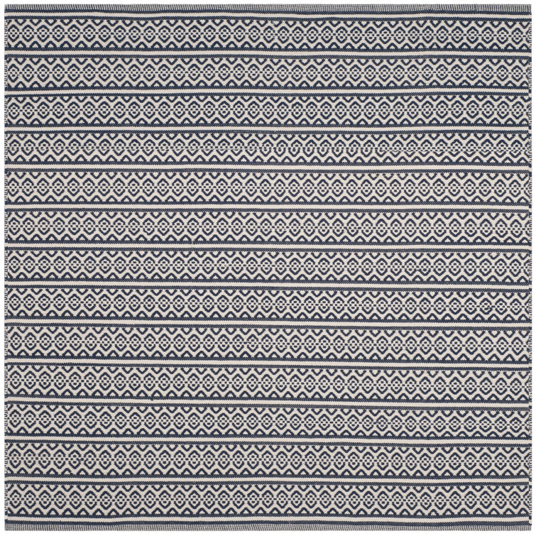 Melaina Hand Woven Cotton Striped Rug