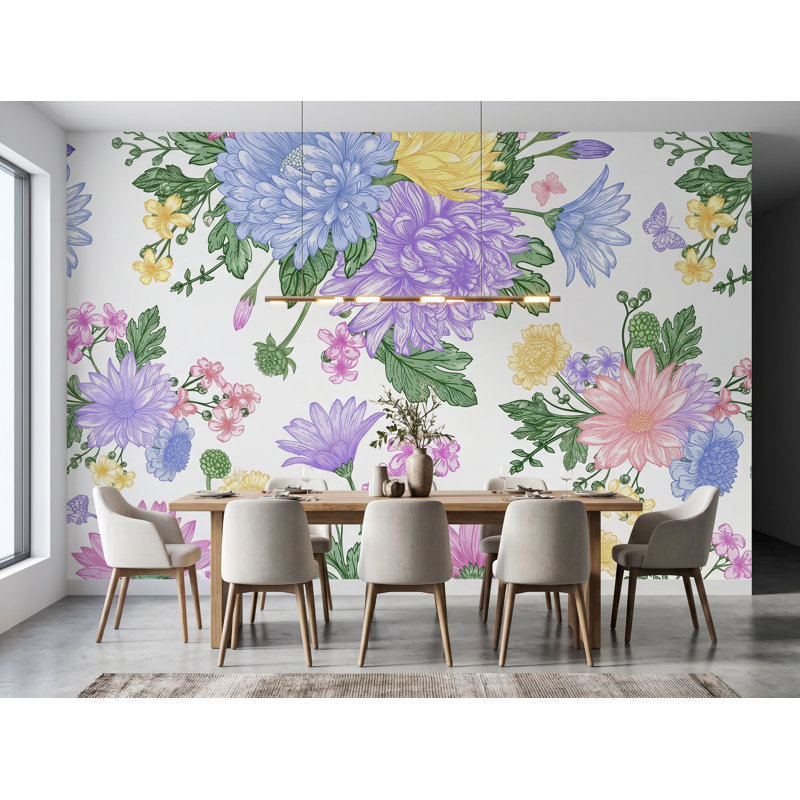 Murale, l 125 po x H 125 po, papier pré-collé, 125"W x 125"H, Pre-Pasted Paper