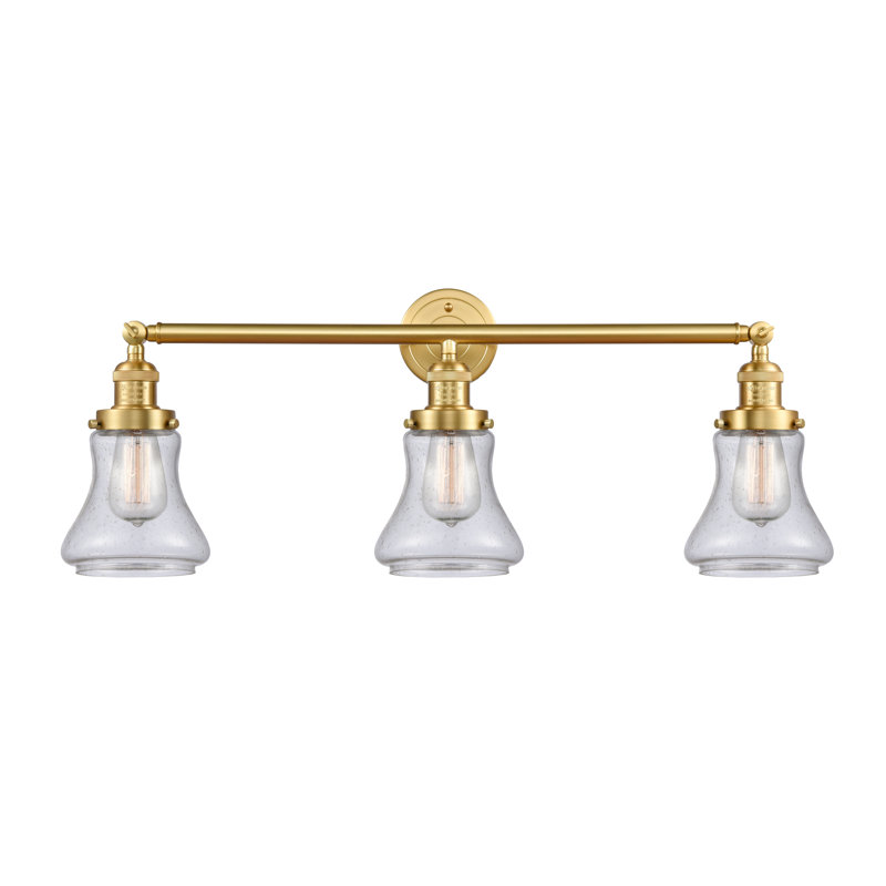 Edda 3 - Light Dimmable Vanity Light, Brushed Brass, Seedy, 6 Watt Vinage LED Bulb