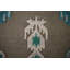 Tapis brun marocain indien 5 x 8
