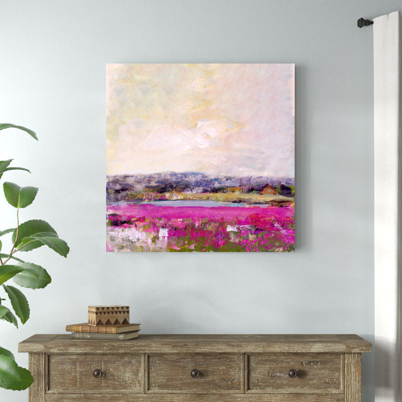 " Flores De Mexico " by Evelia Designs Painting Print, 12" H x 12" W