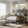 Hegg Linen Tufted Upholstered Platform Bed with Wood Slats Headboard Included