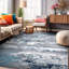 Tapis gris / bleu / blanc Willington-456081072