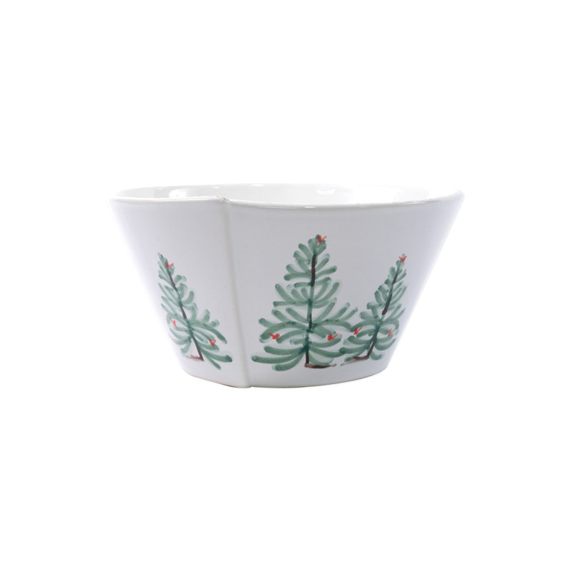 VIETRI Lastra Serving Bowl, 4" H x 8" W x 8" D