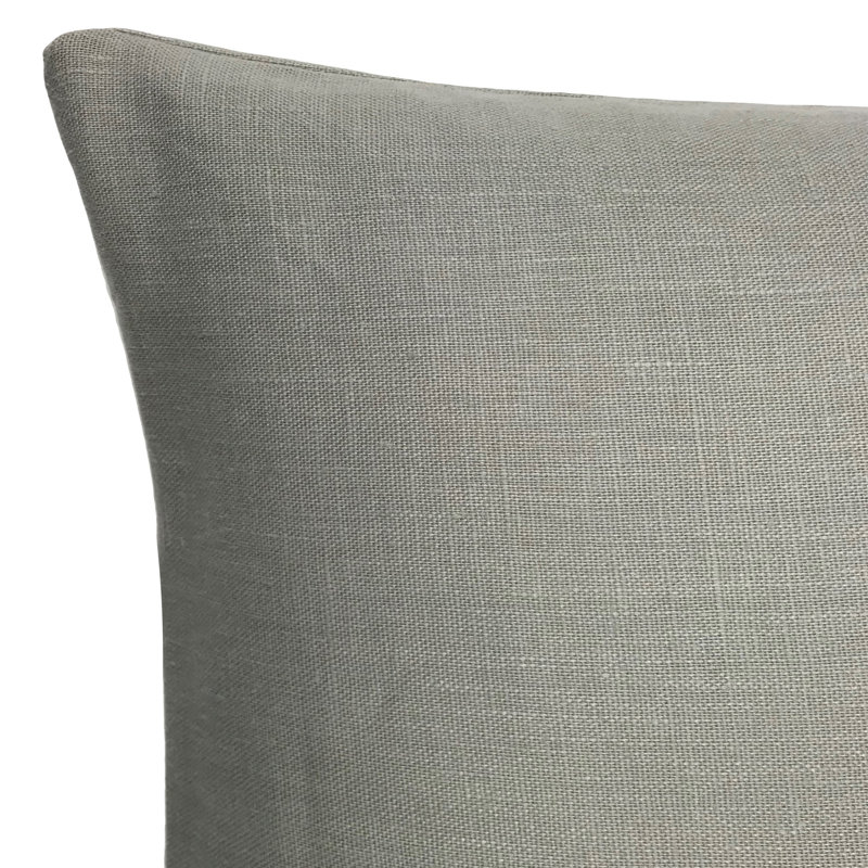 Reversible Throw Pillow, 24" x 24", Gray