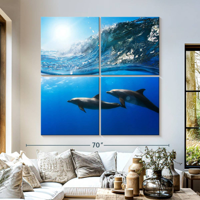 Brampt Dolphin Twosome, 57" H x 57" W