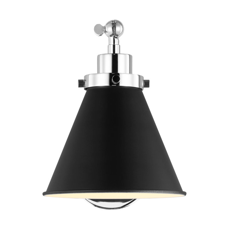 Wellfleet 1 - Light Swing Arm, Silver, Black